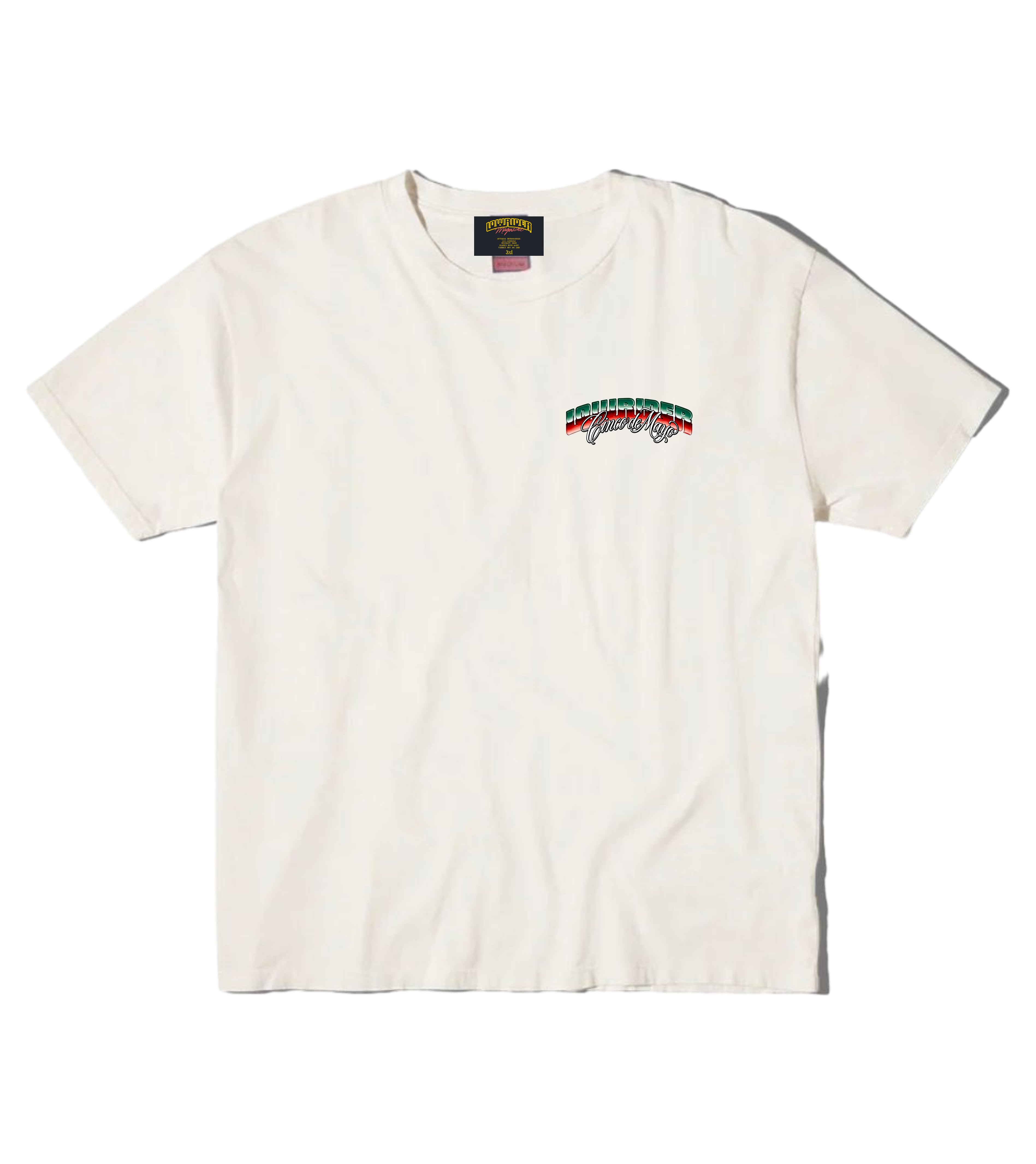 Lowrider Magazine 2026 Cinco De Mayo Tee WHT